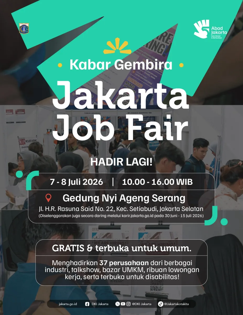 Job Fair Kabupaten Sumbawa Barat 2026 (Suku Dinas TKTE Wilayah Kabupaten Sumbawa Barat Barat) : 7-8 Juli 2026